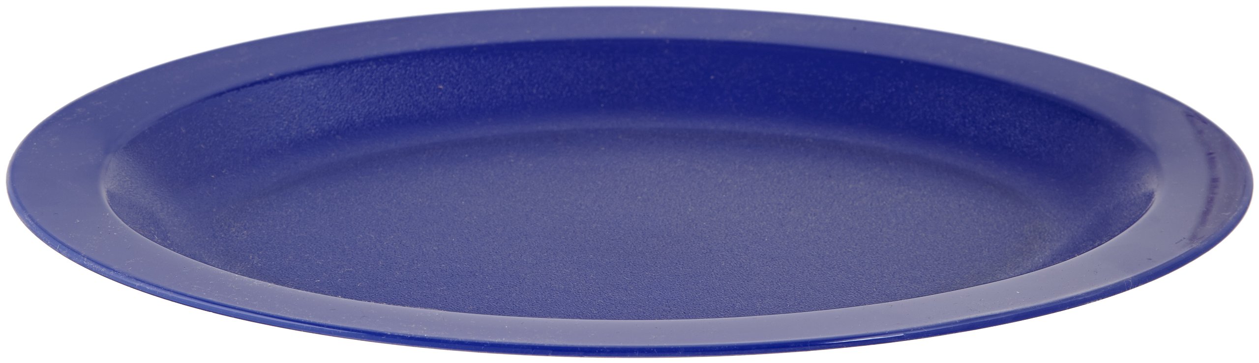 Carlisle PCD41250 Polycarbonate Oval Serving Platter - 12 x 9 x 15/16 Inches - Durable Dark Blue Food Tray - Case of 24 - Perfect for Catering, Parties & Buffet Serving