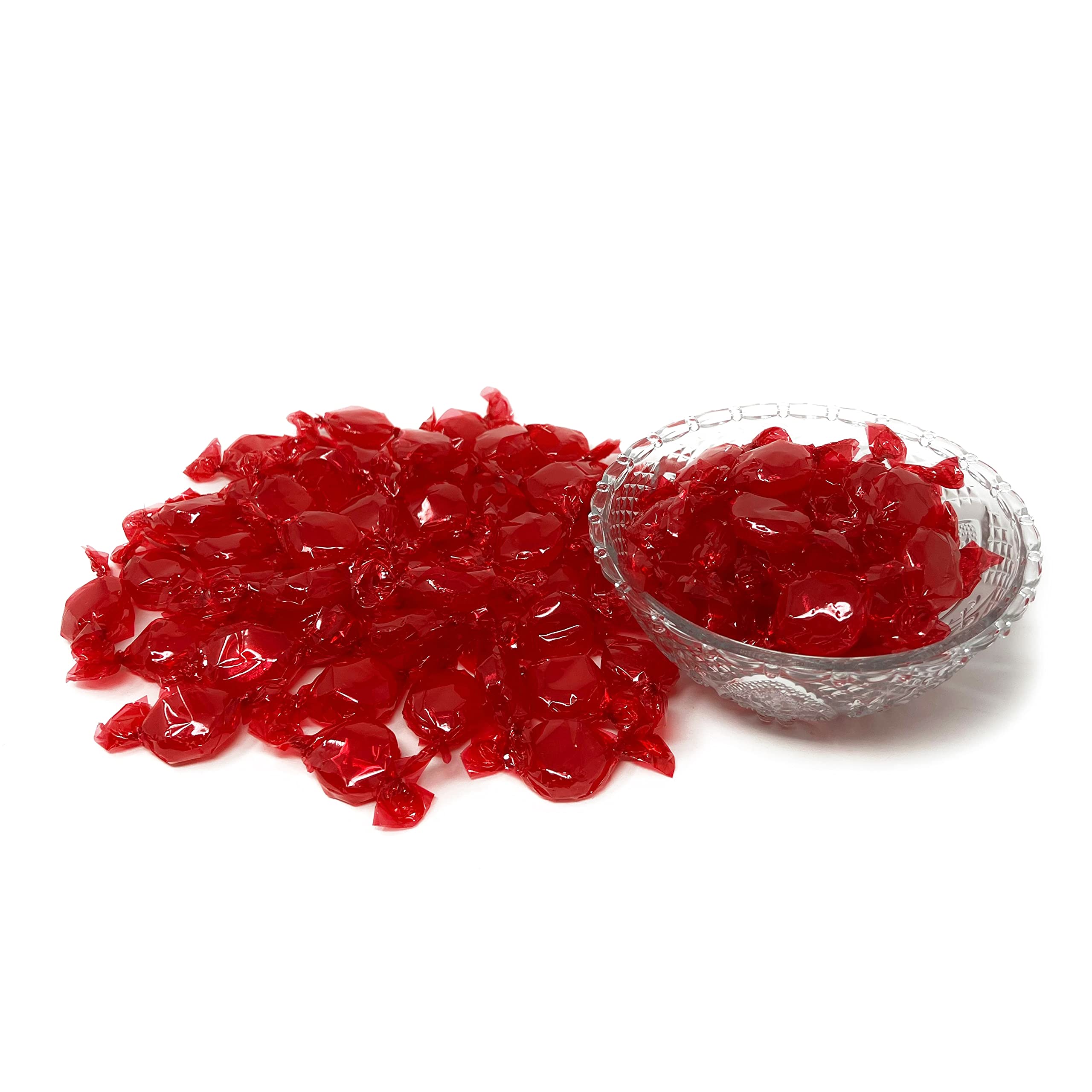**1 lb Cinnamon Hard Candy Disks - Classic Old School American Vintage Candy - Individually Wrapped (16 oz) - Perfect for Parties, Gifts & Nostalgic Snacking**