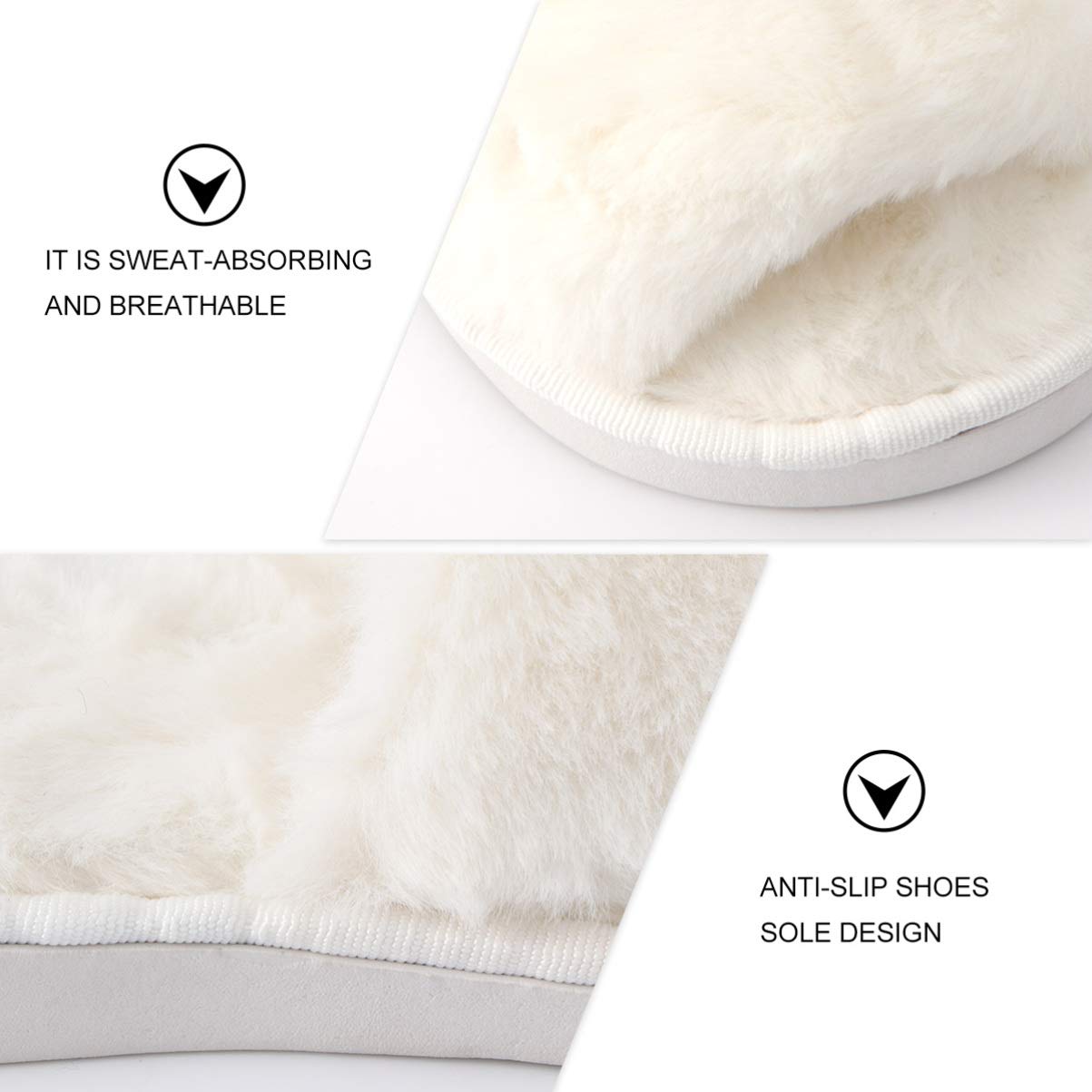 Kids Plush Open-Toe Slippers - Cozy Winter House Shoes for Boys & Girls | Christmas Couple Fuzzy Slippers for Indoor/Outdoor Use | Warm & Comfortable Home Footwear for Holidays, Gifts & Daily Wear