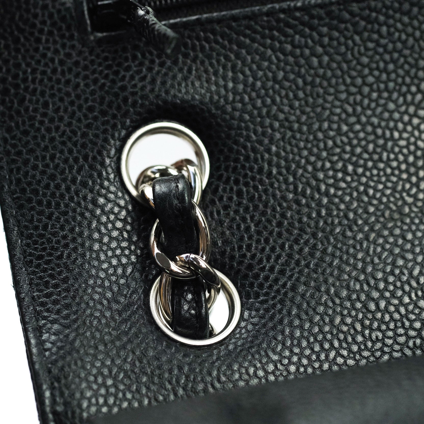Chanel Classic Jumbo Double Flap Bag in Black Caviar Leather with Silver Hardware - Luxury Handbag for Women, Perfect for Work, Evening Events & Special Occasions