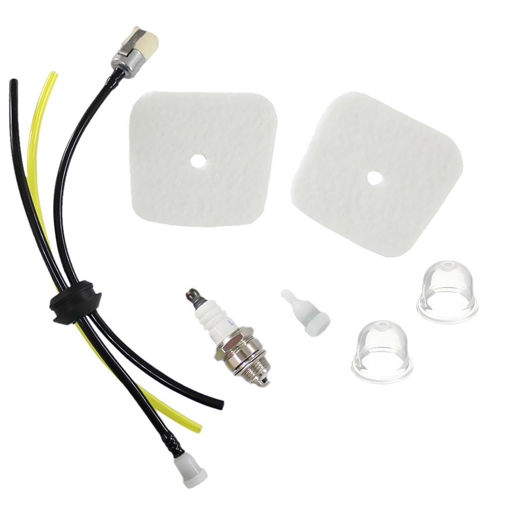 CALANDIS Fuel Line, Spark Plug, Primer Bulbs, Air Filter & Vents Replacement Parts for Mantis & Echo Tiller - Compatible with Gas Tiller Maintenance & Repair