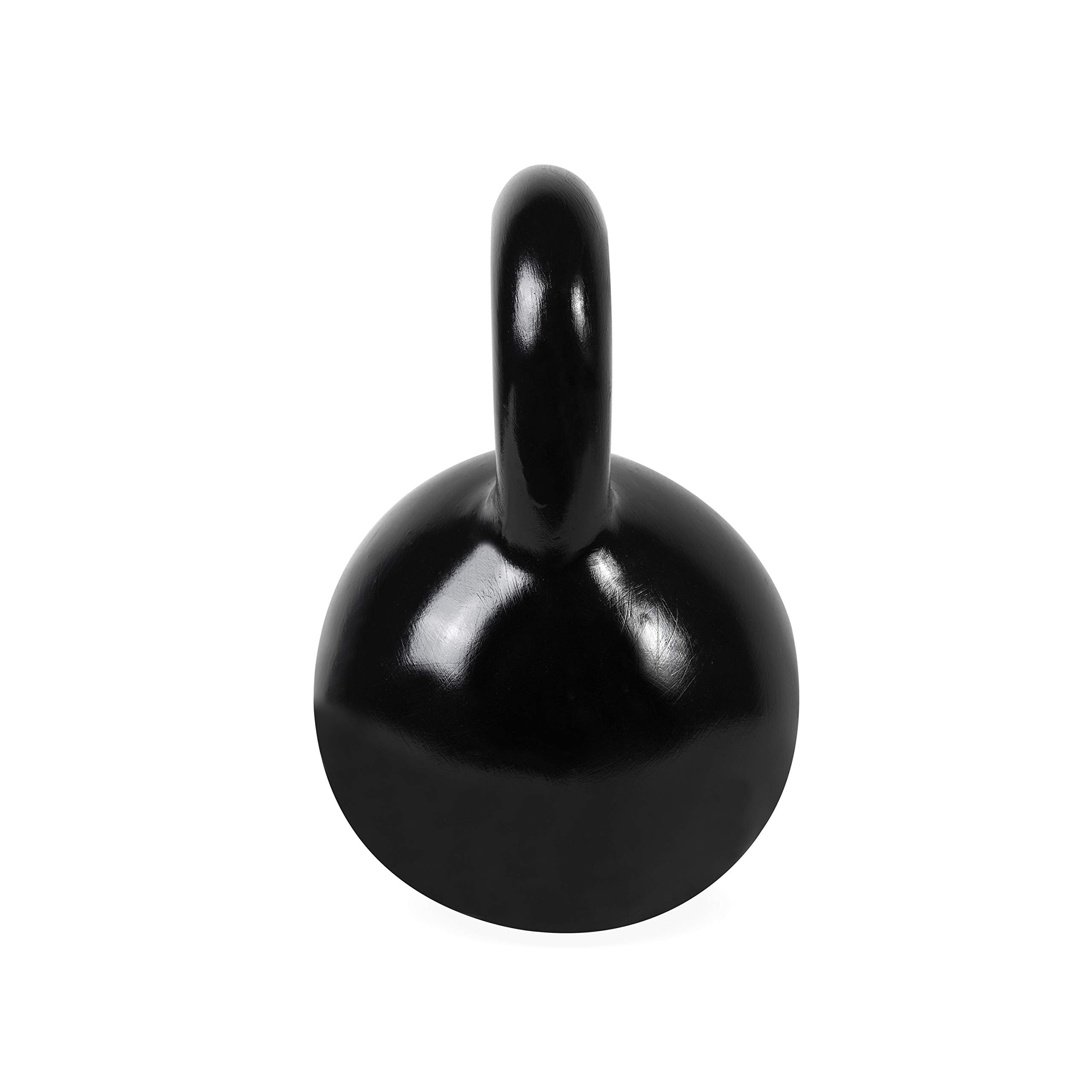 Premium Cap Barbell Enamel Coated Cast Iron Kettlebell - Home Gym Equipment for Strength Training, CrossFit, HIIT & Functional Fitness Workouts