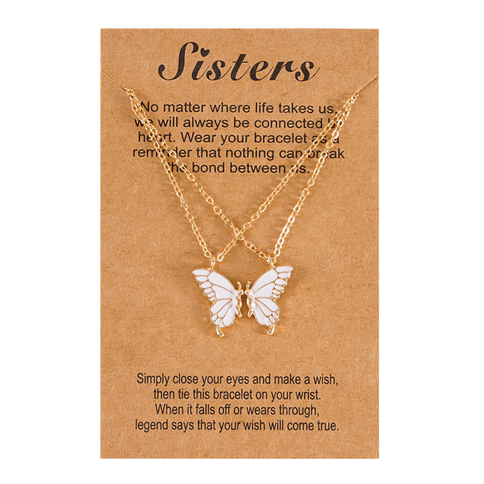 Best Friendship Necklaces for Women - Matching Eye Necklace Set for Best Friends, Long Distance Gifts, Birthday Presents for Girls | Perfect for Anniversaries, Valentine's Day & Sister Gifts