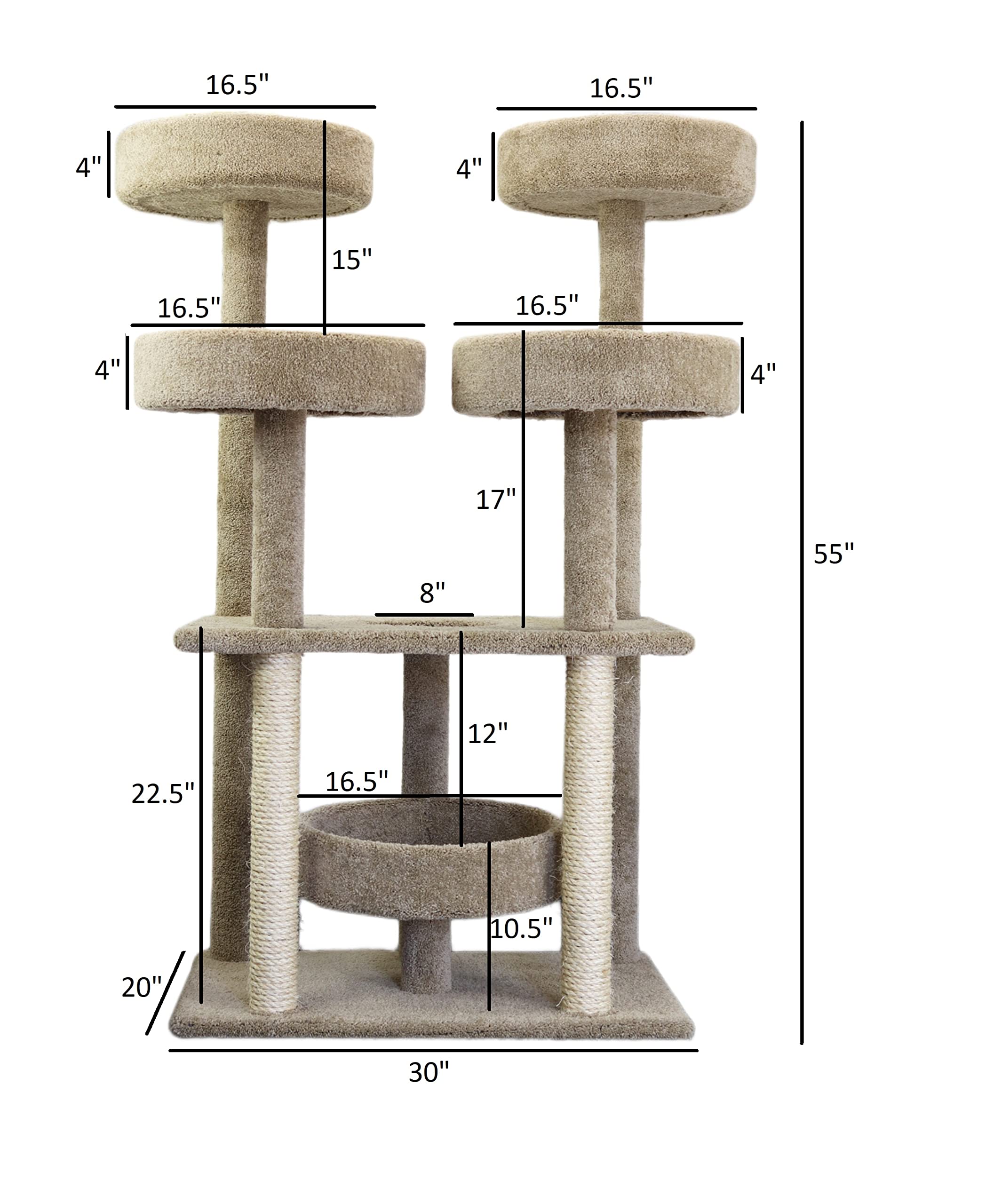Premium Cat Trees & Castles for Indoor Play & Climbing