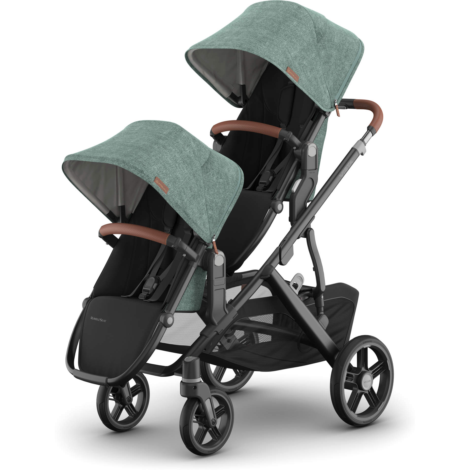 UPPAbaby Vista RumbleSeat V3 - Double Stroller Seat Attachment for Twins & Siblings | Compatible with Vista Strollers | Perfect for Shopping, Travel & Daily Walks