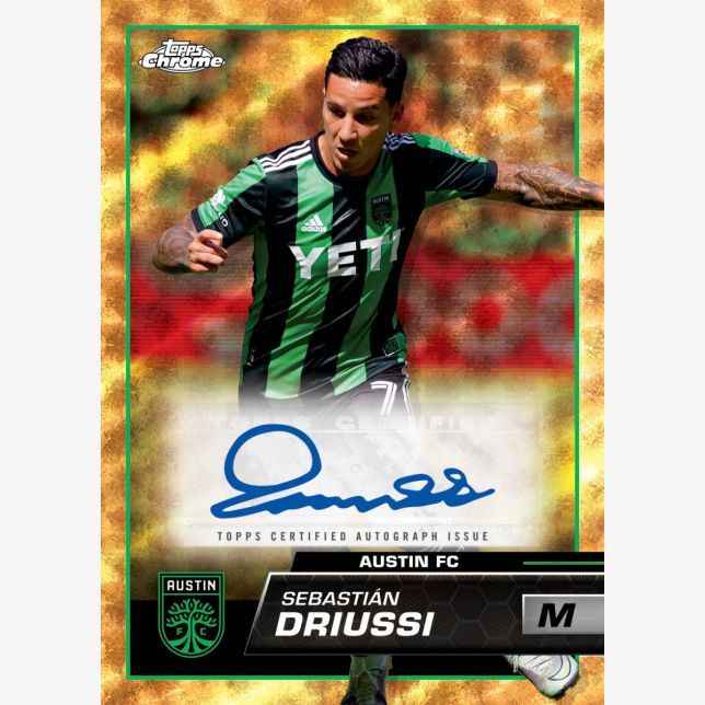 2023 Topps MLS Chrome Soccer Trading Cards Value Box - Collectible Player Cards for Fans & Collectors - Perfect for Gifts, Display, and Trading