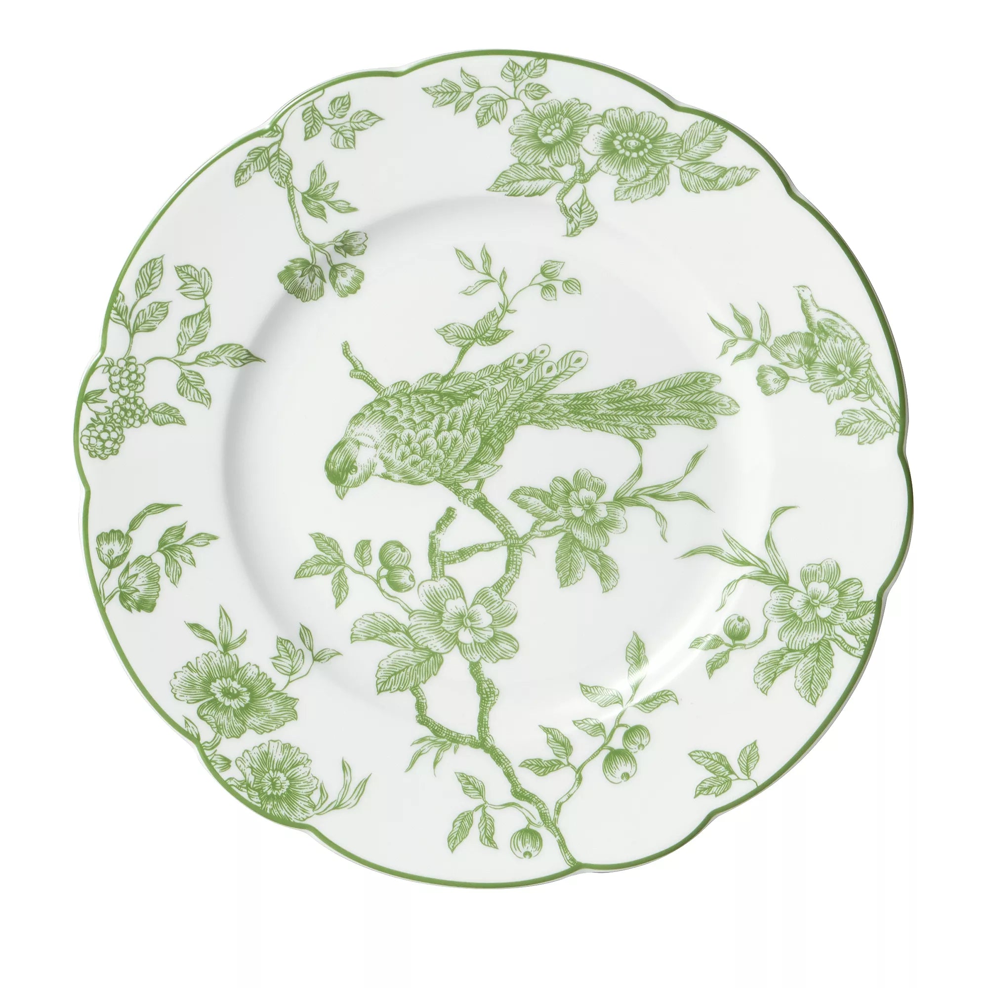 Albertine Salad Plate - Elegant Porcelain Appetizer Dish for Fine Dining & Entertaining | Perfect for Salads, Desserts & Party Serving