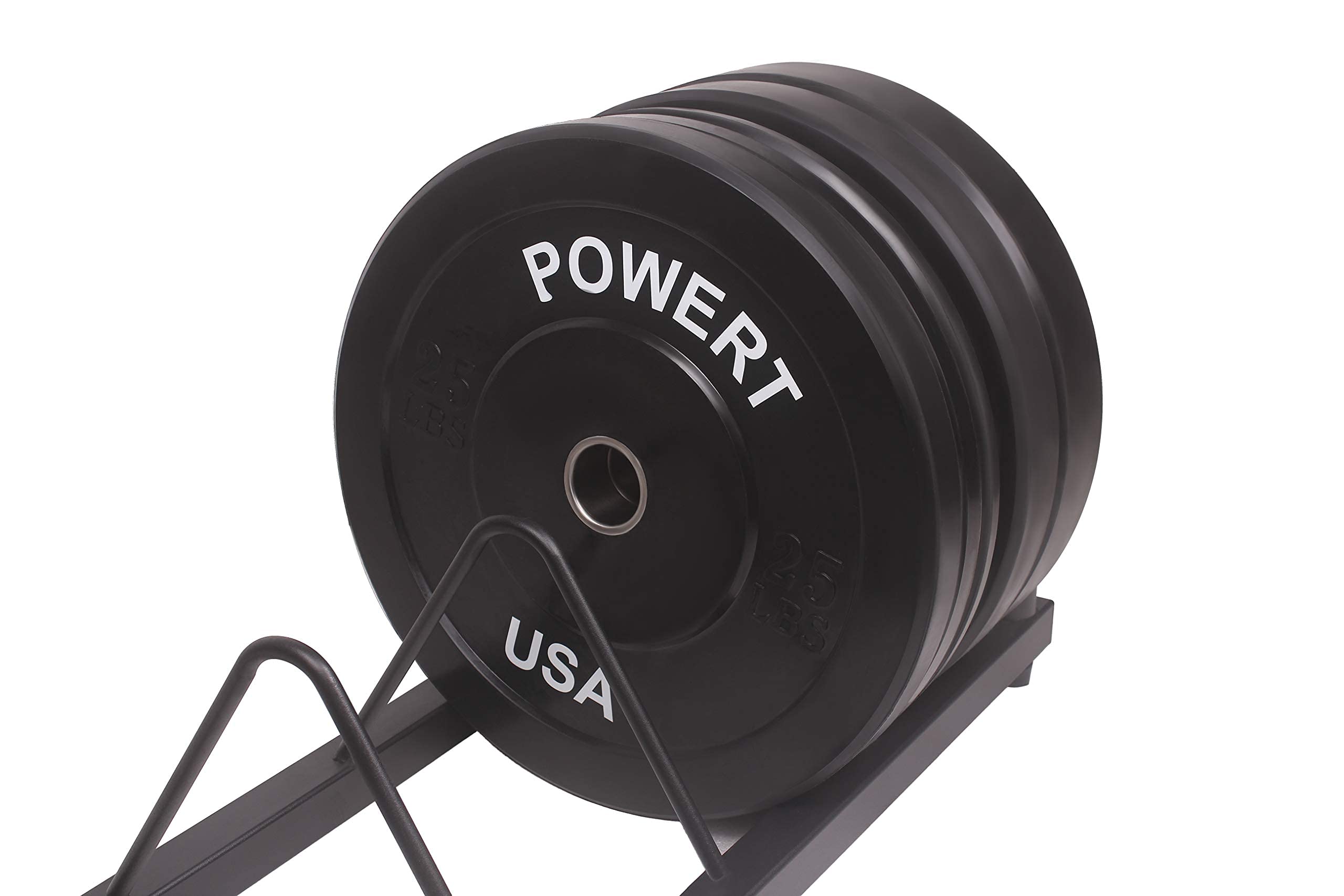 2-Inch Olympic Barbell Bumper Plates - 5lb/10lb/15lb/25lb/35lb/45lb Weight Set with Steel Ring Insert - Perfect for CrossFit, Weightlifting & Home Gym Training - Durable Pair for Strength Workouts