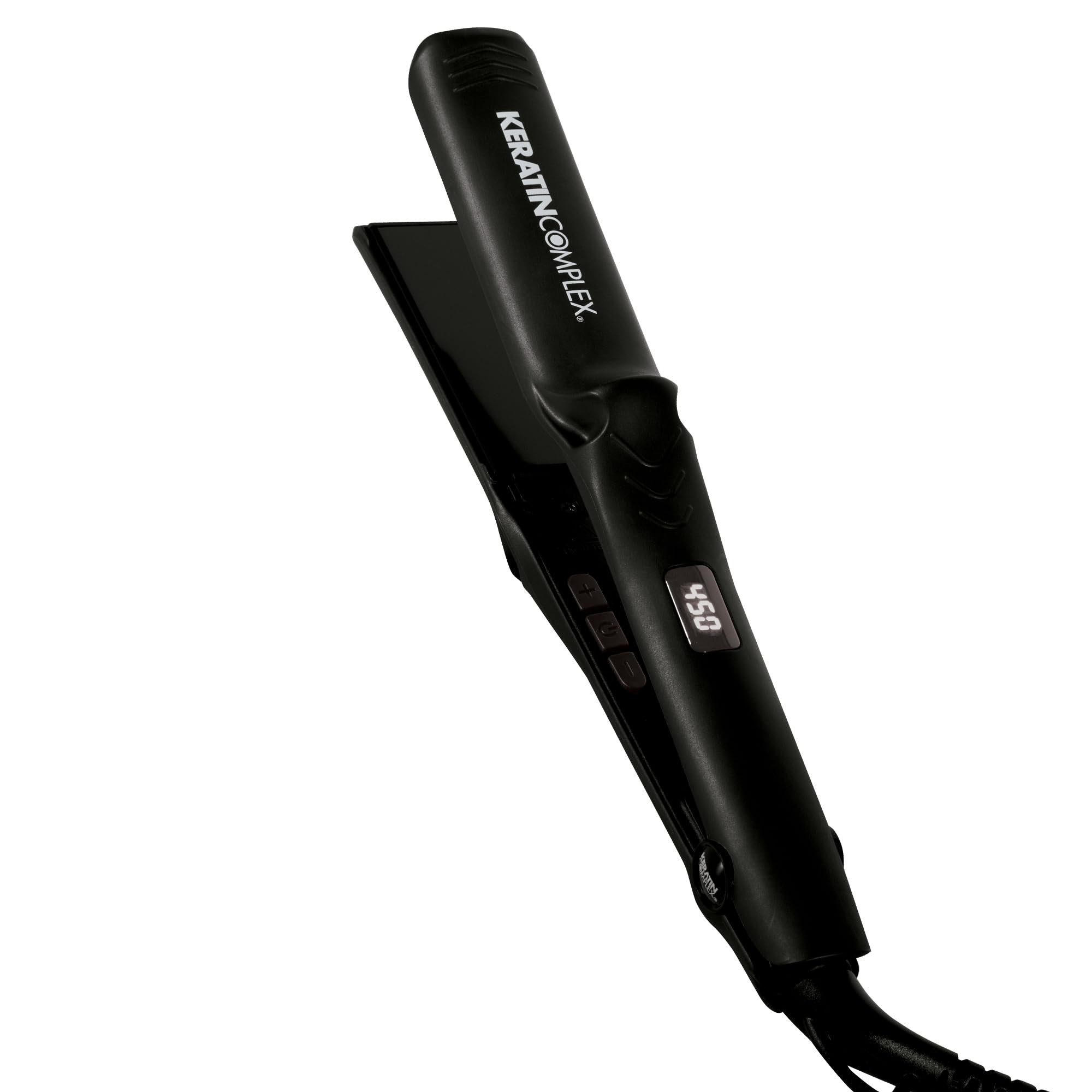 Keratin Complex KC Iron Professional Smoothing Iron - 1 Inch Flat Iron for Hair Straightening & Styling | Salon-Grade Ceramic Plates for Frizz-Free Shine | Perfect for Home Use & Professional Salons