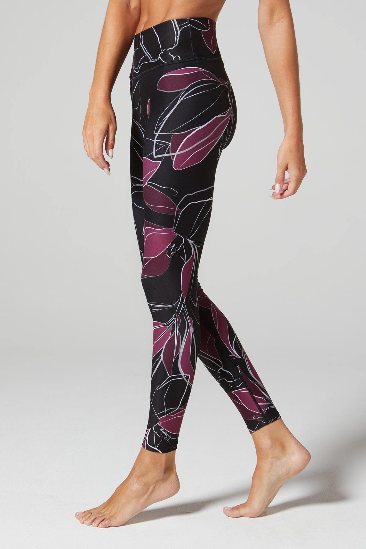 Camila Foil Legging with Foil Sweet Spot - High Waist Yoga Pants for Women, Shiny Workout Leggings for Gym, Running & Dance - Perfect for Fitness, Yoga & Everyday Wear