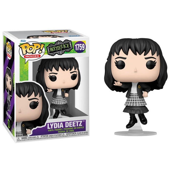 Beetlejuice Pop! Vinyl Figure - Lydia Deetz Collectible Toy [1759] - Perfect for Movie Fans, Halloween Decor & Pop Culture Collections