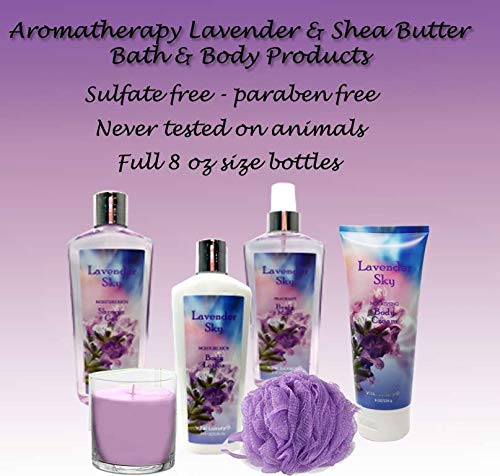 Luxury Lavender Spa Gift Set for Women - Relaxing Bath & Body Care Essentials | Perfect for Birthday, Anniversary & Mother's Day Gifts