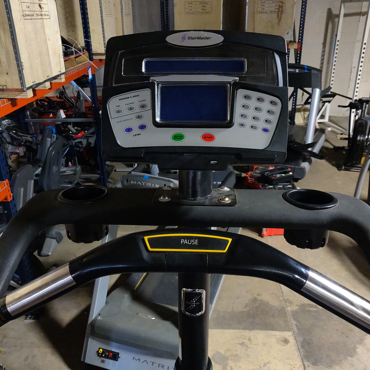 Refurbished StairMaster SM5 StepMill with LCD Display - Professional Grade Stair Climber for Home Gym, Cardio & Fitness Training