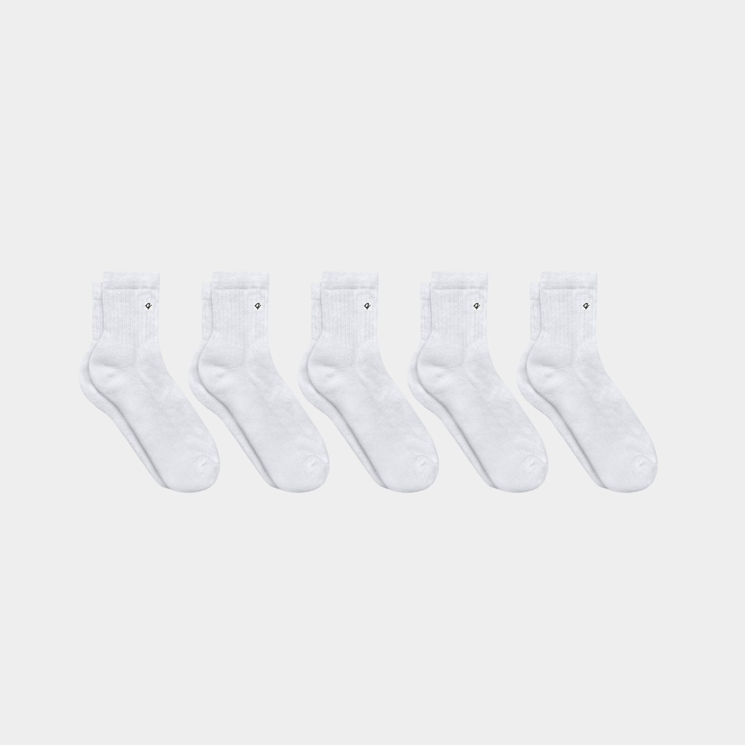 Premium Merino Wool Cotton Blend Midweight Quarter Pacers Socks for Hiking, Running & Outdoor Activities - Breathable & Comfortable for All-Day Wear