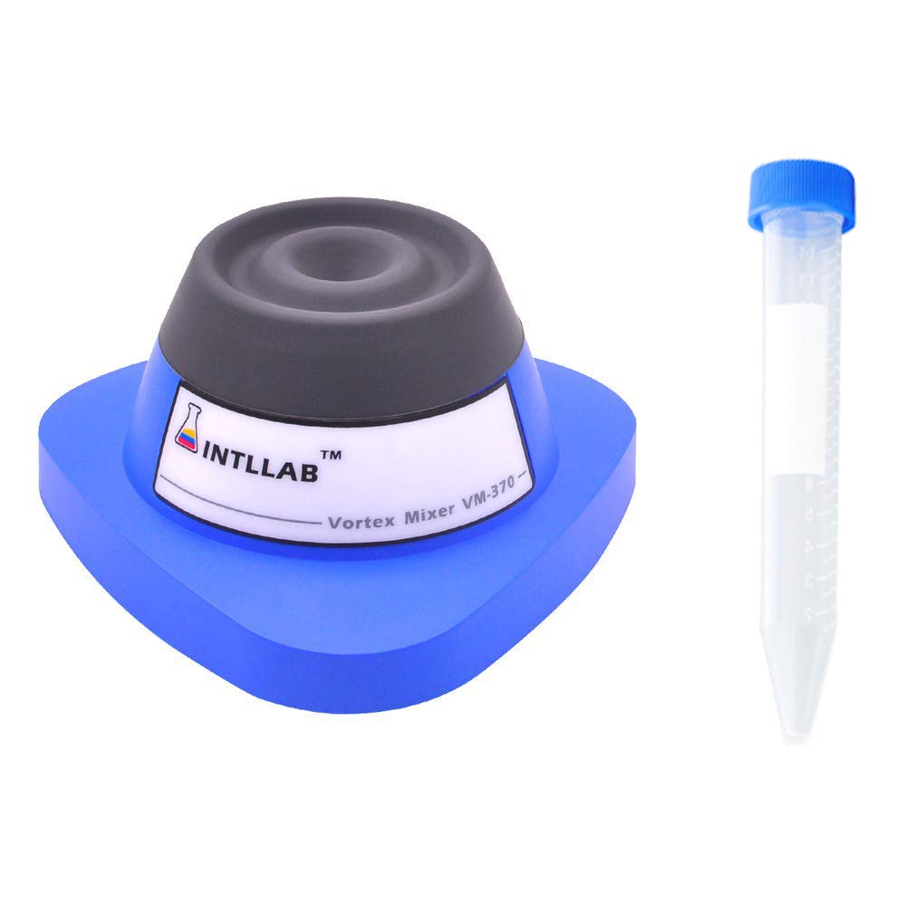 Lab Vortex Mixer with Touch Function - High Speed Vortexer for Gel Polish, Eyelash Adhesives & Acrylic Paints - Compatible with 15mL Test Tubes & Centrifuge Tubes - Perfect for Nail Salons, Beauty Labs & Scientific Research
