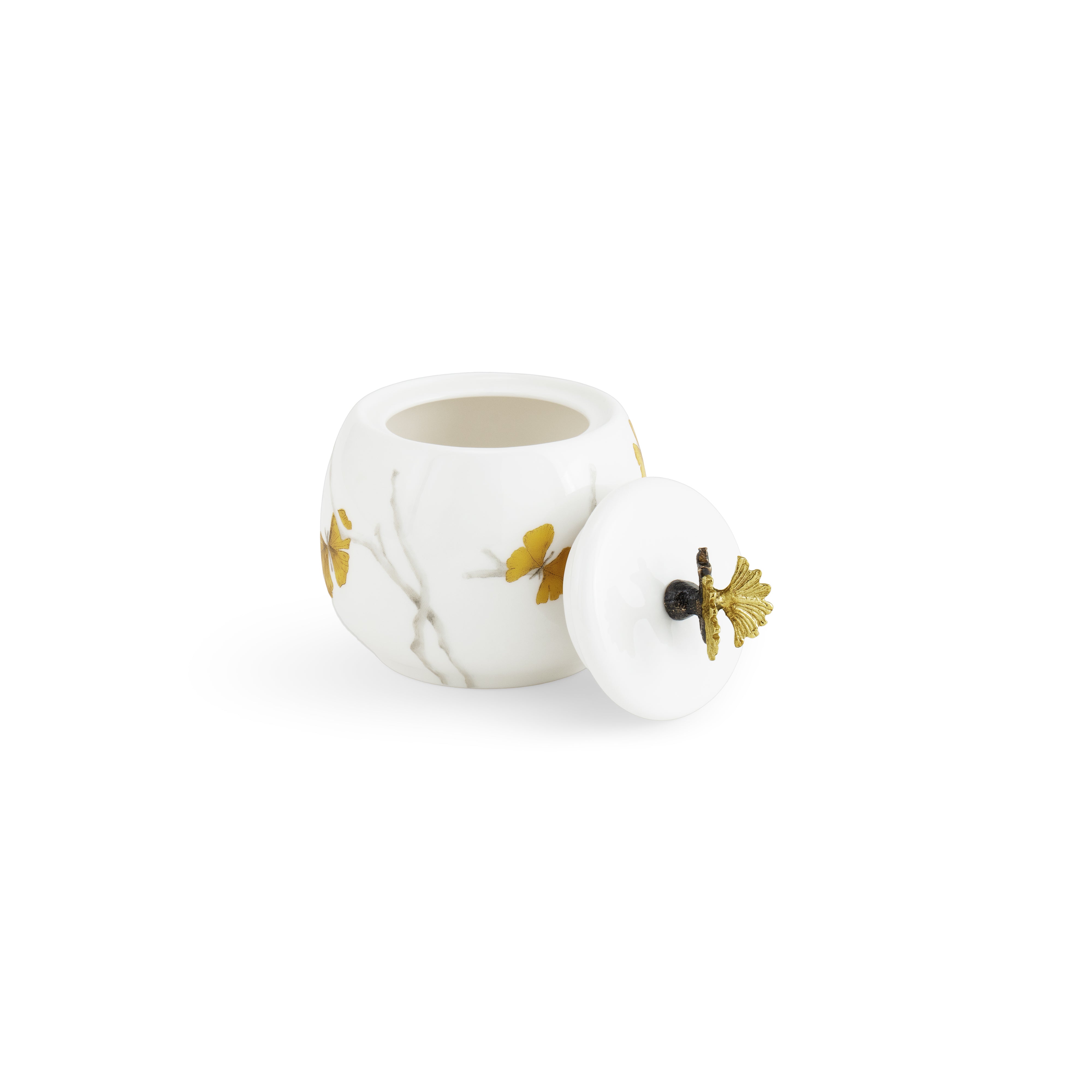 Elegant Butterfly Ginkgo Porcelain Tea Set - 16-Piece Handcrafted Floral Tea Service for Afternoon Tea, Gift & Home Decor - Perfect for Tea Parties, Bridal Showers & Chinese Tea Ceremonies