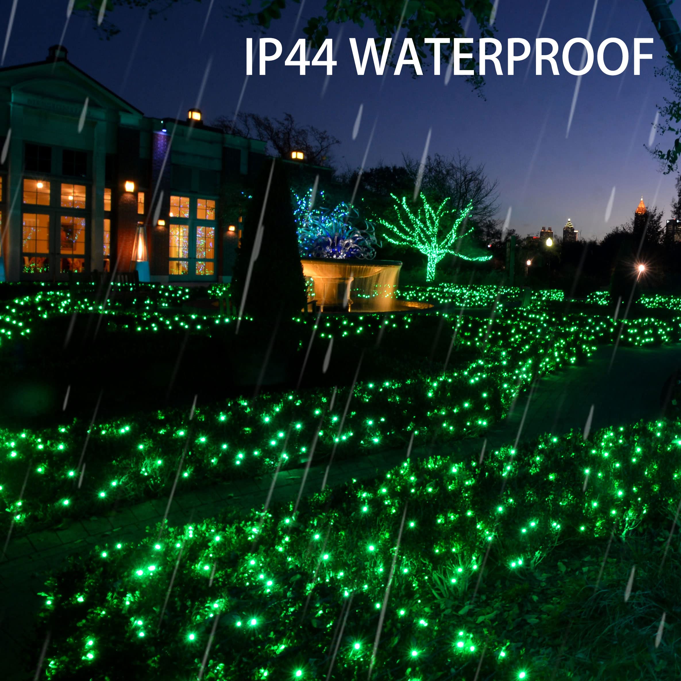 Dazzle Bright 20FT LED Fairy Lights - Battery Operated Waterproof String Lights for St. Patrick's Day & Christmas Decor - Indoor/Outdoor Use