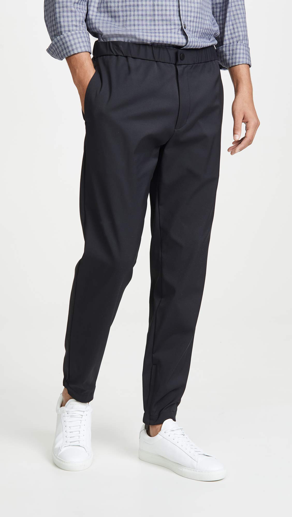 Theory Men's Terrance Neoteric Tapered Dress Pants - Slim Fit Office Trousers for Business Casual & Formal Wear