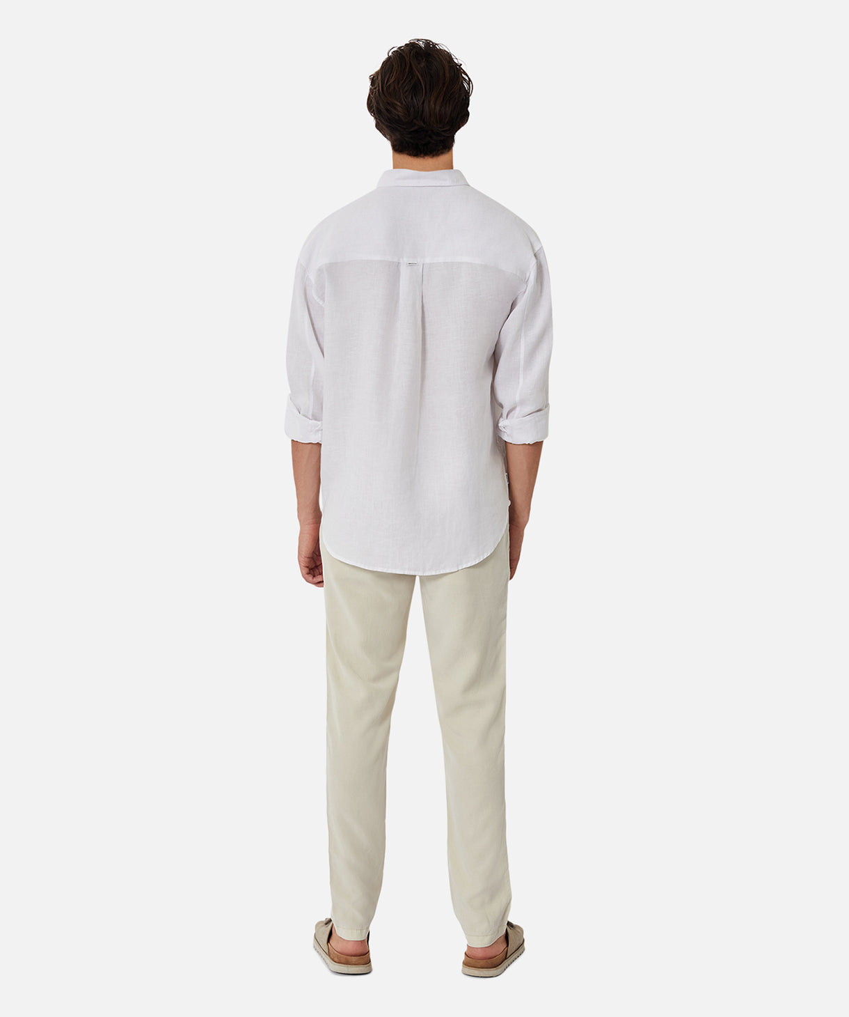 Hemingway Premium Linen Long Sleeve Shirt for Men - Classic White Button Down Shirt - Perfect for Casual Wear, Office & Summer Outfits