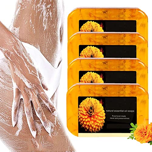 Extra Firm Anti-Cellulite Soap for Body Firming & Tightening - 4 Pack - Natural Skin Care for Thighs, Buttocks & Arms - Perfect for Post-Pregnancy & Weight Loss Recovery