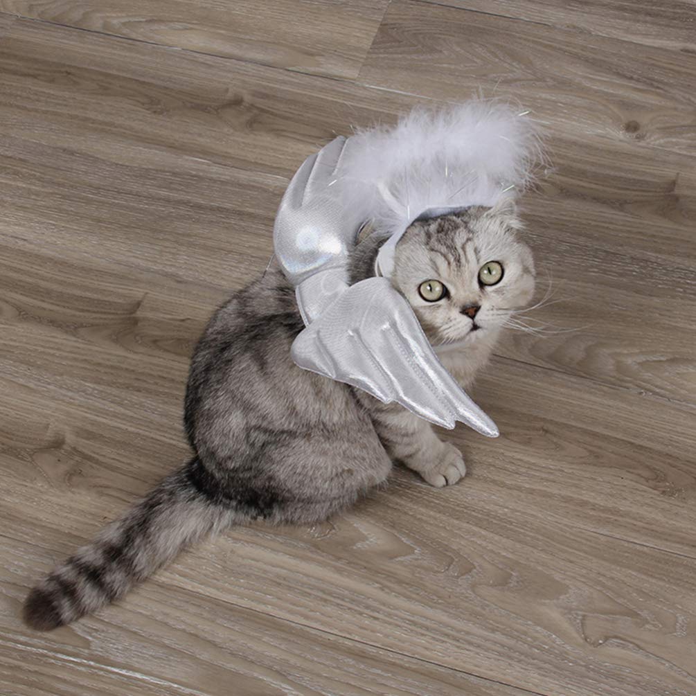 Balacoo Pet Angel Wings Costume for Cats & Dogs - Christmas Cosplay Dress