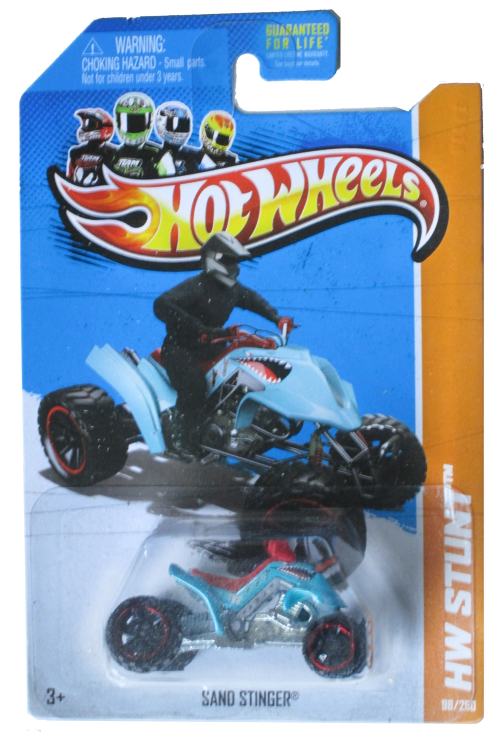Hot Wheels 2013 HW Stunt Blue/Red Sand Stinger 98/250 Diecast Car - Rare Collectible Toy for Kids & Adults, Perfect for Display, Racing Games & Gift Giving
