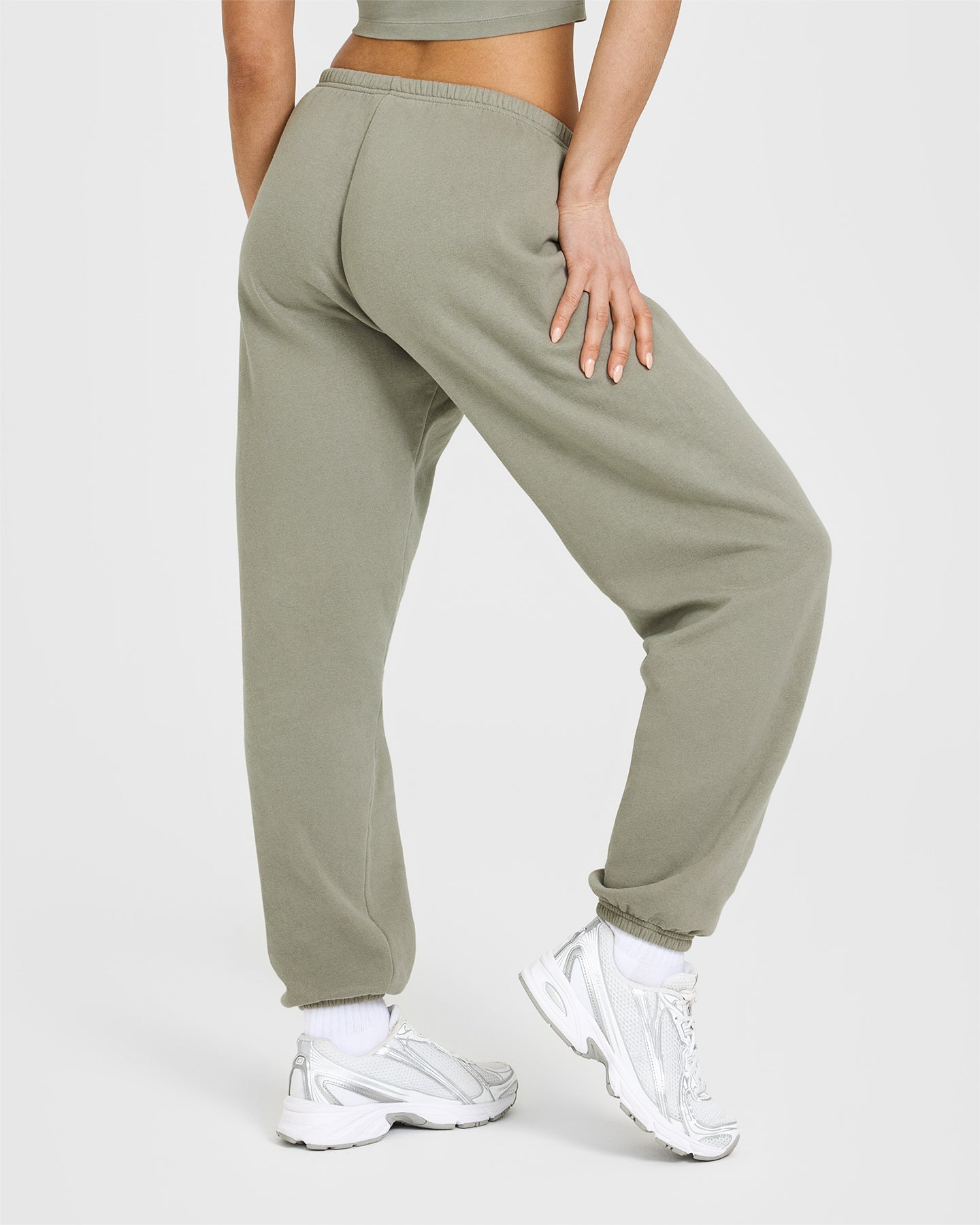 Mid Weight Joggers for Men & Women | Soft Sage Green Comfortable Lounge Pants - Perfect for Running, Yoga, and Relaxing at Home