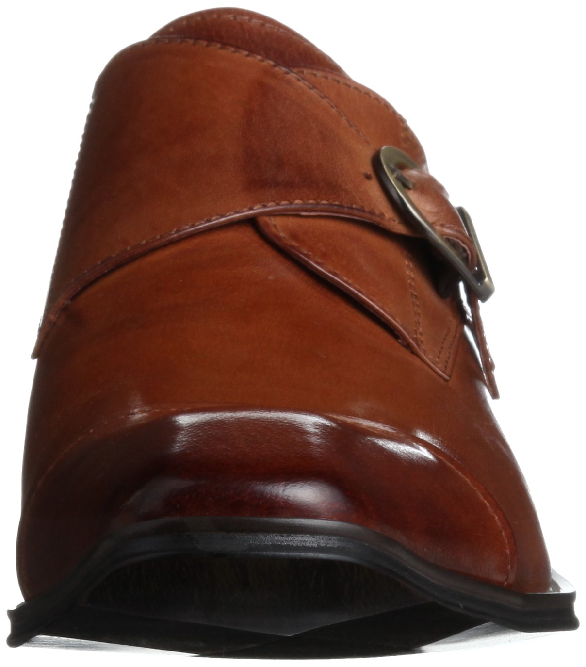 Premium Men's Leather Monk Strap Dress Shoes - Slip-On Loafers with Cap Toe in Black & Brown | Formal Office Wear & Business Casual Outfits