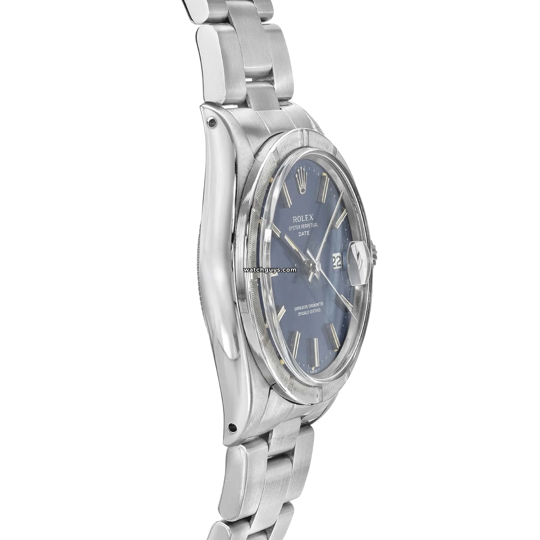 Rolex Datejust 1501 Men's Watch - Blue Mosaic Dial, Stainless Steel, Automatic Movement - Perfect for Business, Formal Events & Luxury Collectors