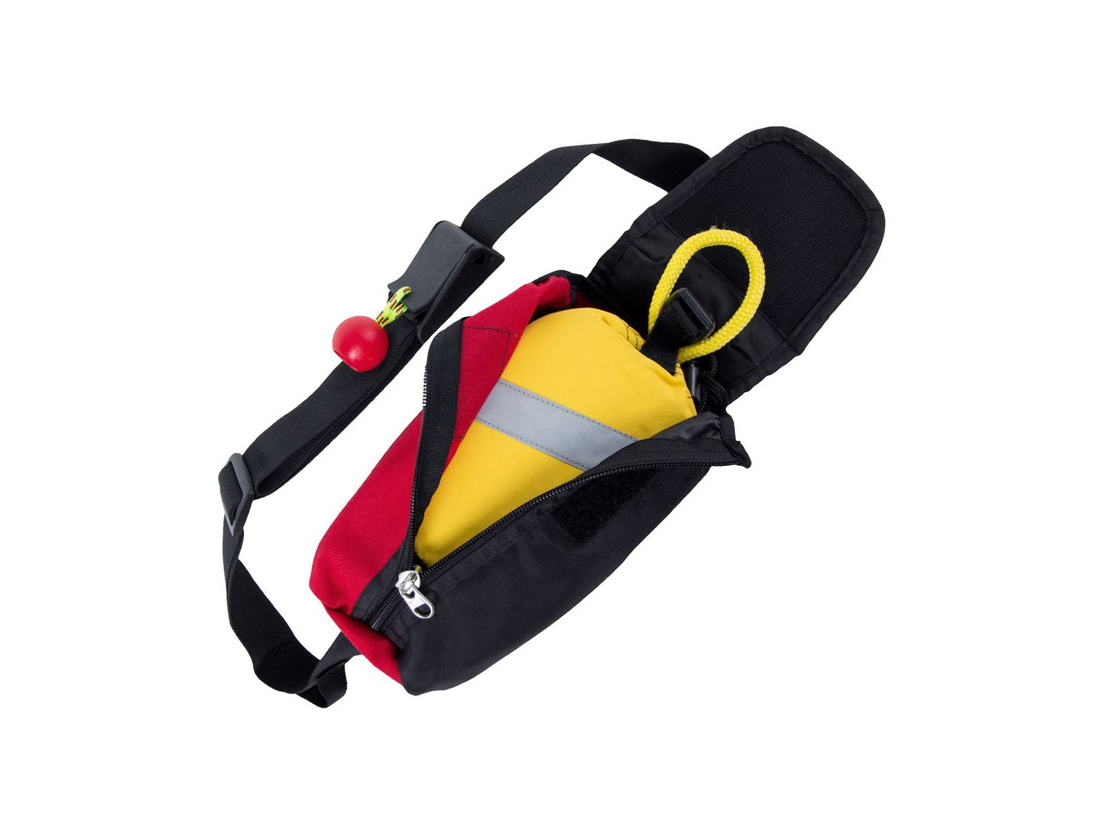 NRS Guardian Wedge Waist Throw Bag - Rescue Safety Gear for Kayaking, Canoeing & Water Sports - Emergency Throw Rope with Quick-Release Belt for Paddlers & Boaters
