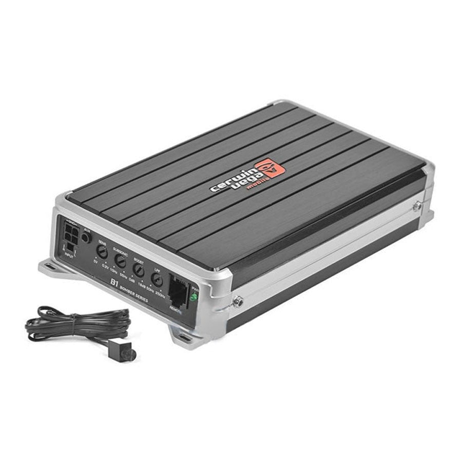 Cerwin Vega B1 500W Monoblock Class D Digital Car Amplifier - High Power Bass Boost for Car Audio Systems | Perfect for Subwoofers & Truck Sound Upgrades