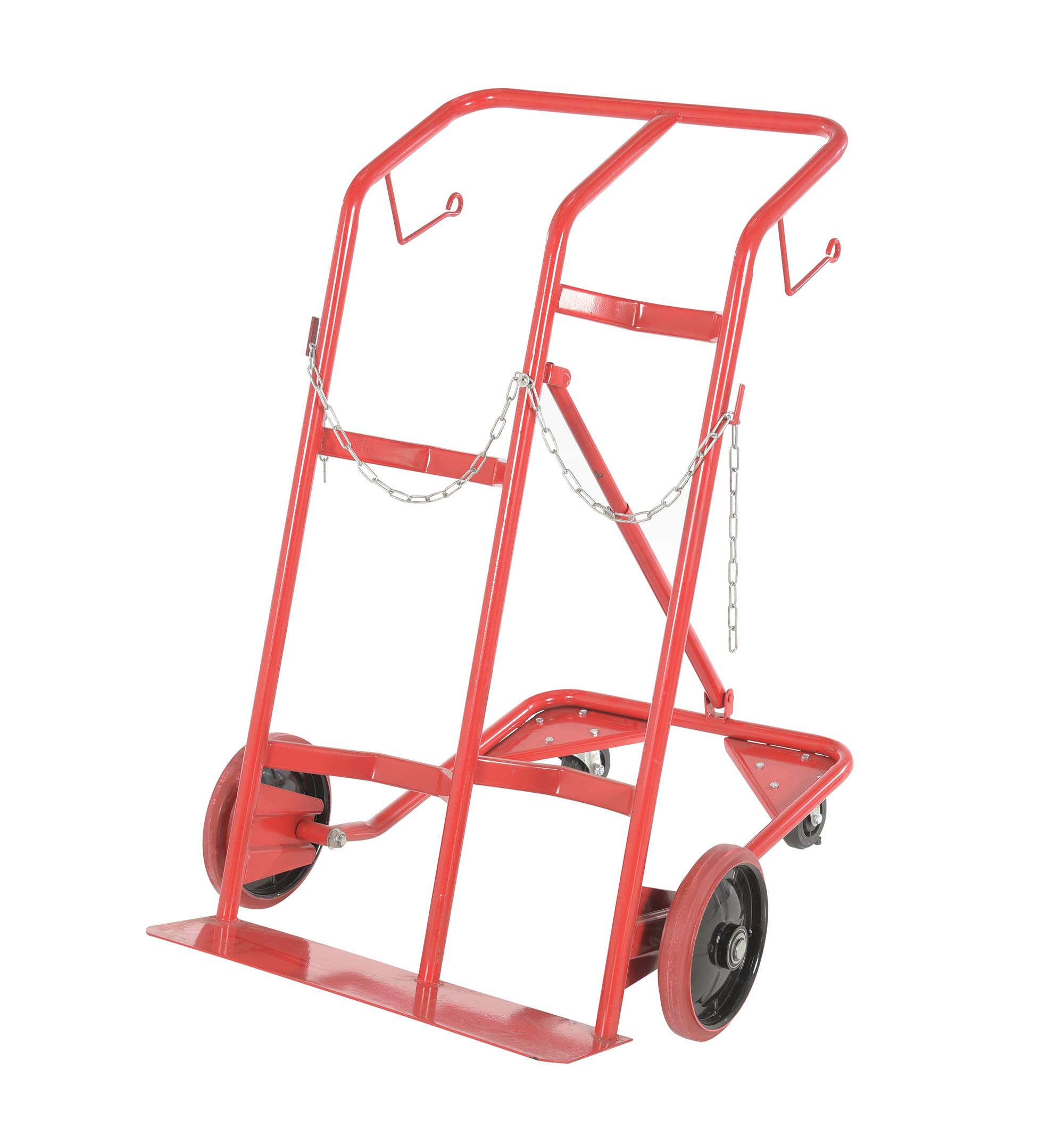 Heavy Duty Cylinder Tilt Back Hand Truck 350 lbs Capacity - Perfect for Moving Drums, Barrels & Heavy Equipment in Warehouses, Factories & Delivery Services