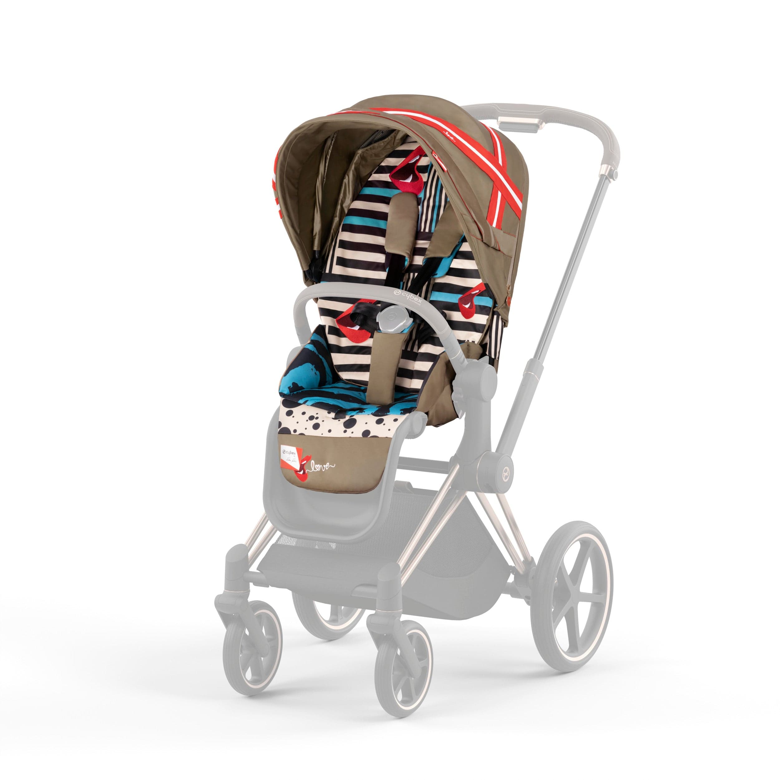 Cybex Priam 4 & ePriam 2 Stroller Seat Pack - Premium Baby Stroller Accessories for Comfort & Safety | Perfect for Daily Walks, Shopping & Travel