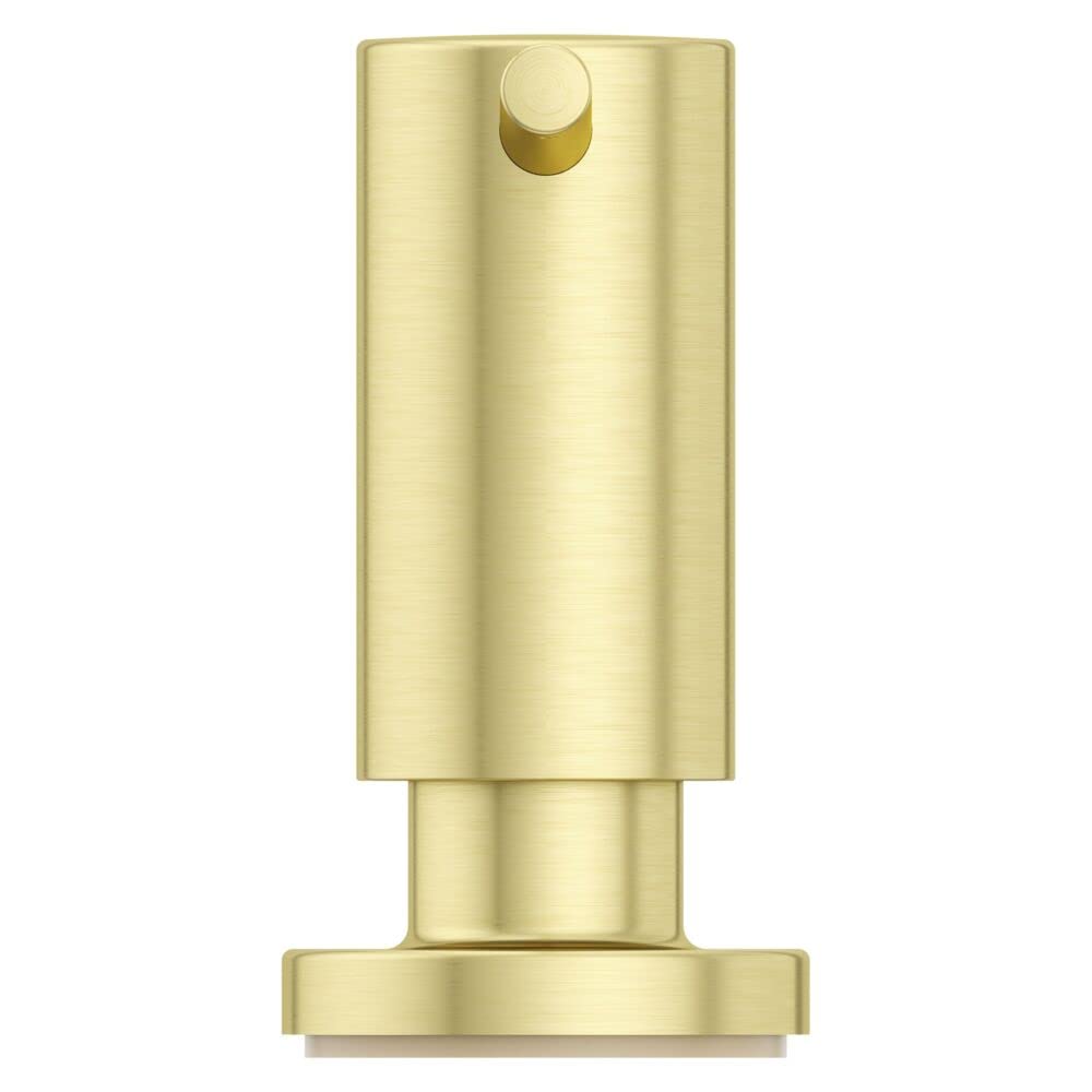 Pfister Brushed Gold Modern Kitchen Soap Dispenser - Touchless Automatic Liquid Soap Dispenser for Bathroom & Kitchen, Sleek Design with 17oz Capacity, Perfect for Modern Homes & Commercial Spaces