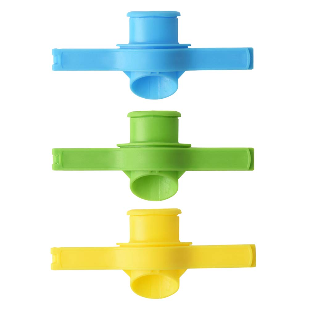 DOITOOL 3-Pack Plastic Food Bag Sealing Clips - Mini Portable Snack Bag Sealers, Reusable Food Storage Clamps for Chips, Cereal, Nuts | Perfect for Kitchen, Pantry & Travel Organization