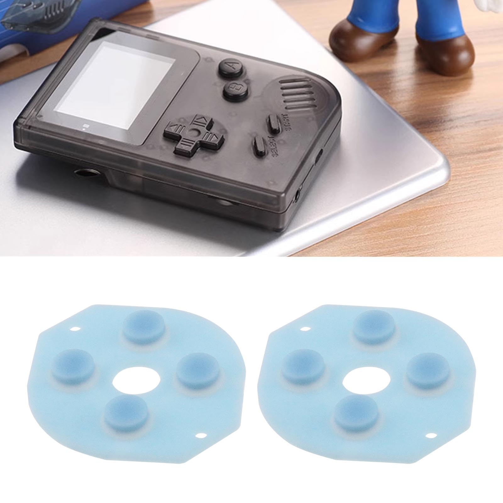 Conductive Rubber Pads Replacement Buttons for Gameboy Classic - 4 Sets of Contact Buttons & Repair Parts - Perfect for DIY Fixes & Retro Gaming Enthusiasts