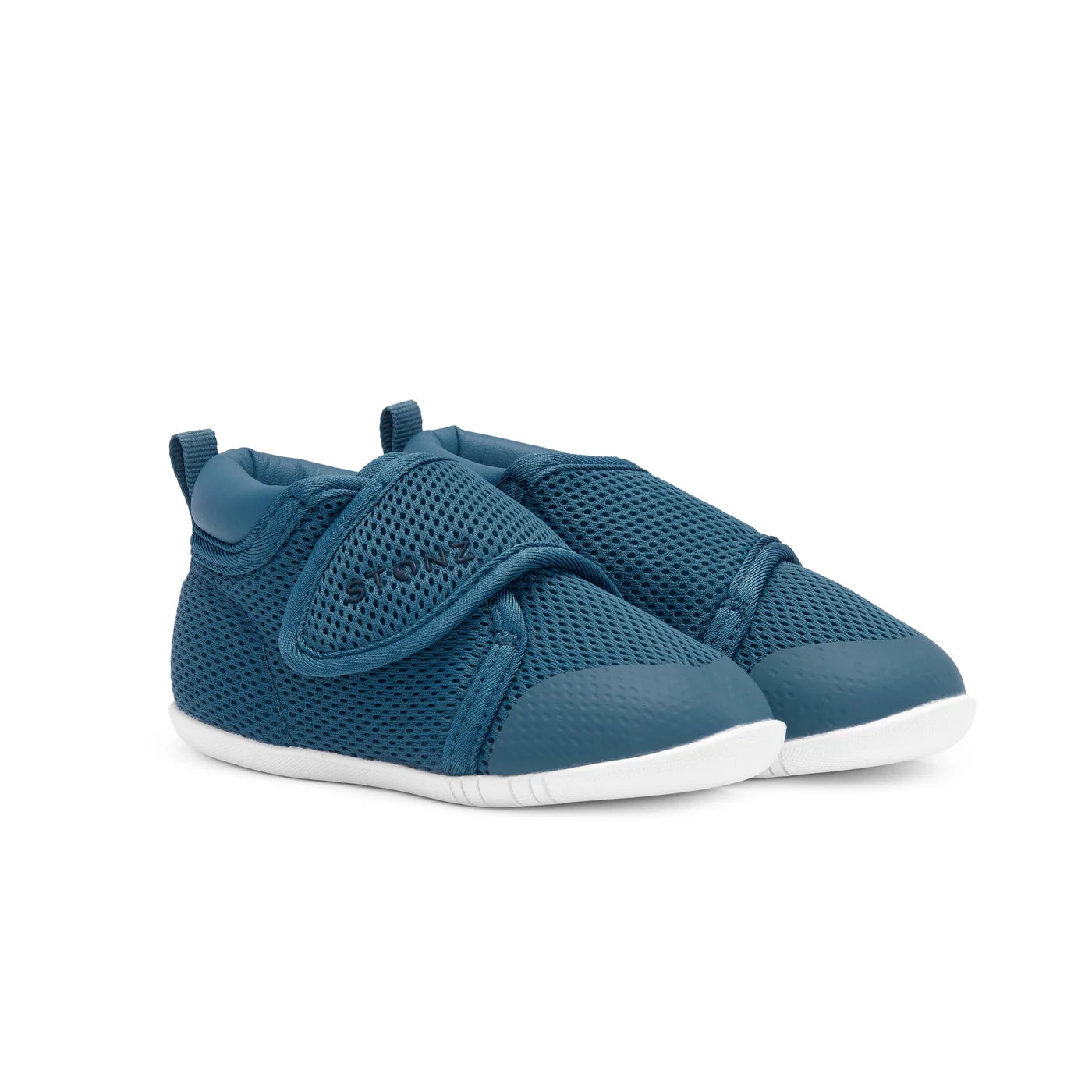 Stonz Denim Blue Cruiser Baby Shoes - Soft & Comfortable First Walkers for Infants & Toddlers - Perfect for Outdoor Play, Park Visits & Everyday Adventures