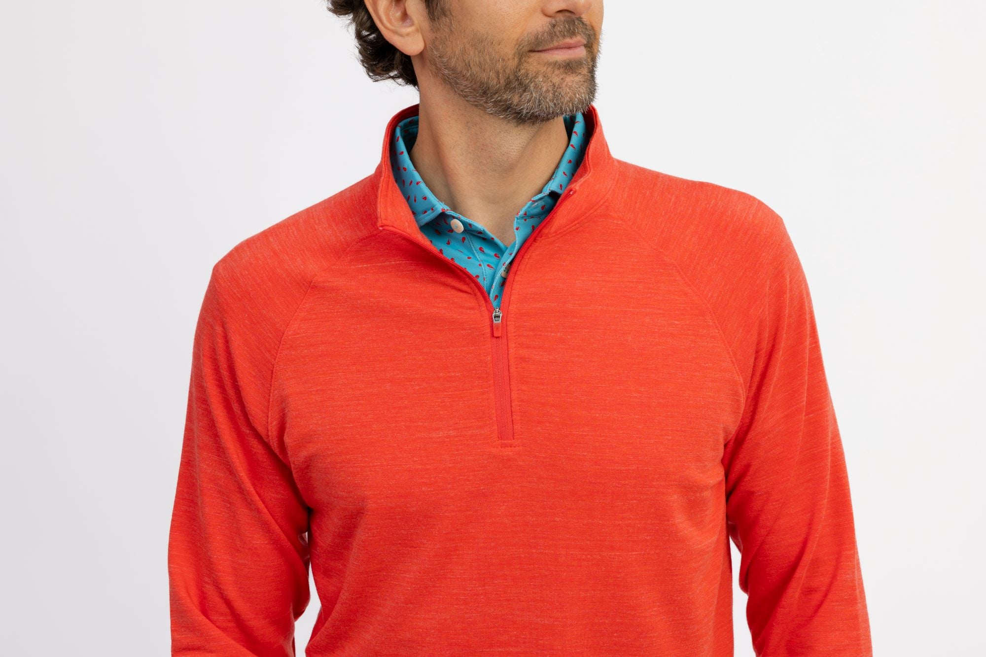 Wynn Quarter Zip Pullover for Men - Lightweight Fleece Jacket with Zipper - Casual & Outdoor Wear for Hiking, Running, and Travel