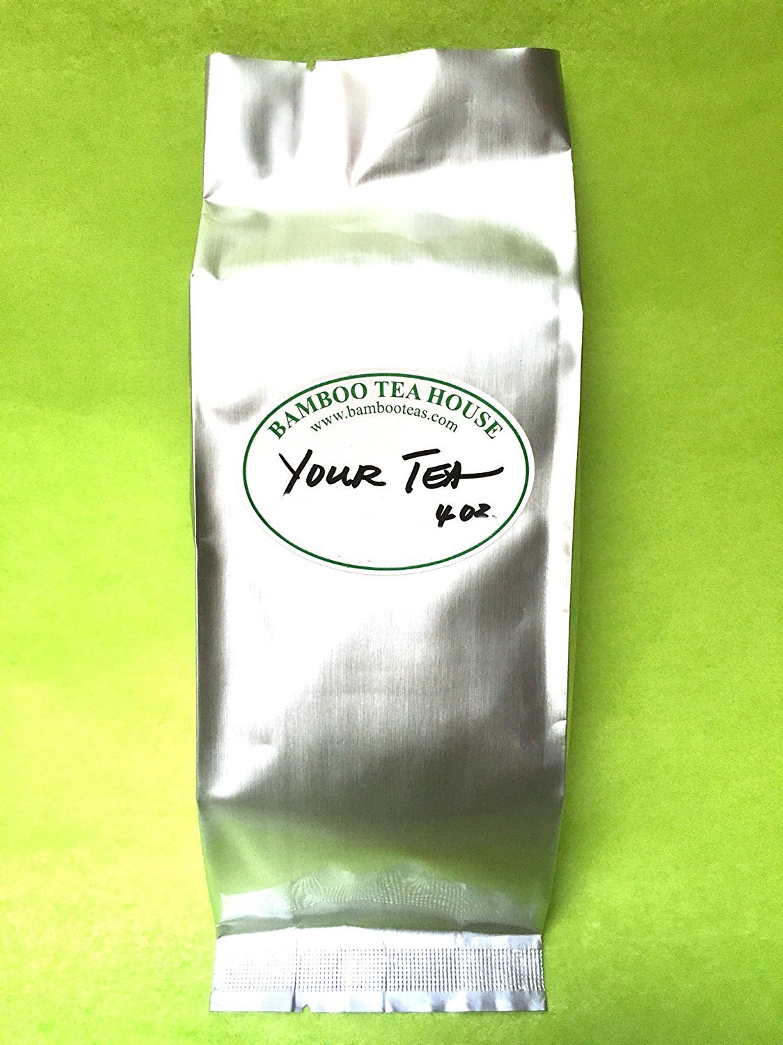 Organic Bamboo Tea House Peppermint Sencha Green Tea - 4oz Loose Leaf Tea Bag | Refreshing Minty Flavor for Relaxation & Energy Boost | Perfect for Morning Routine, Afternoon Pick-Me-Up & Evening Relaxation