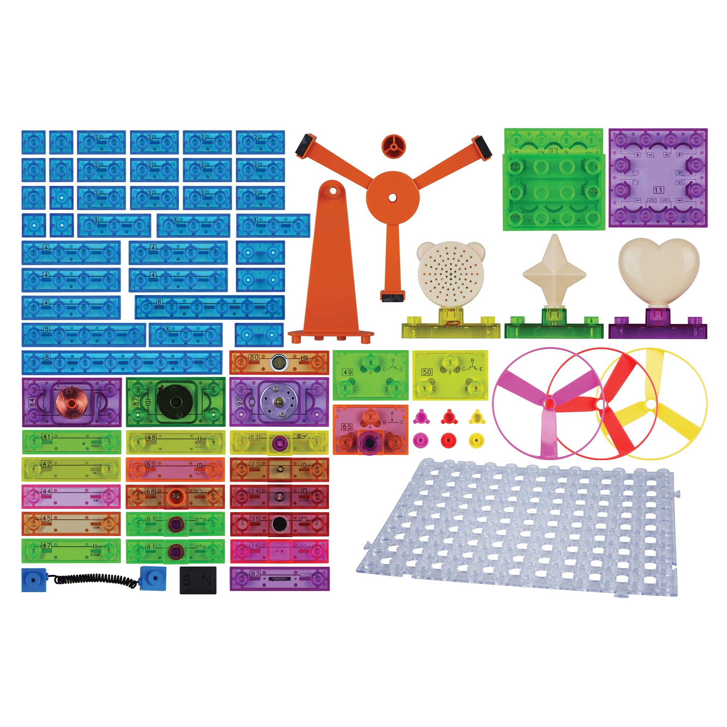 E-Blox Circuit Blox Builder - 800 Projects STEM Learning Kit with Circuit Board Building Blocks | Coding & Electronics Toy for Kids Ages 8+ | Perfect for School Science Projects & Home STEM Education (CB-0187)
