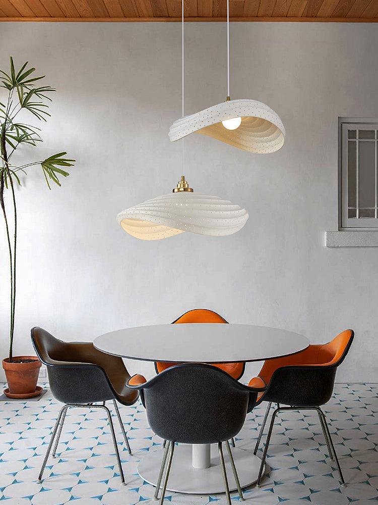 Navicula Modern Pendant Light - Sleek Hanging Ceiling Lamp for Kitchen Island, Dining Room & Bedroom Decor - Energy Efficient LED Lighting Fixture