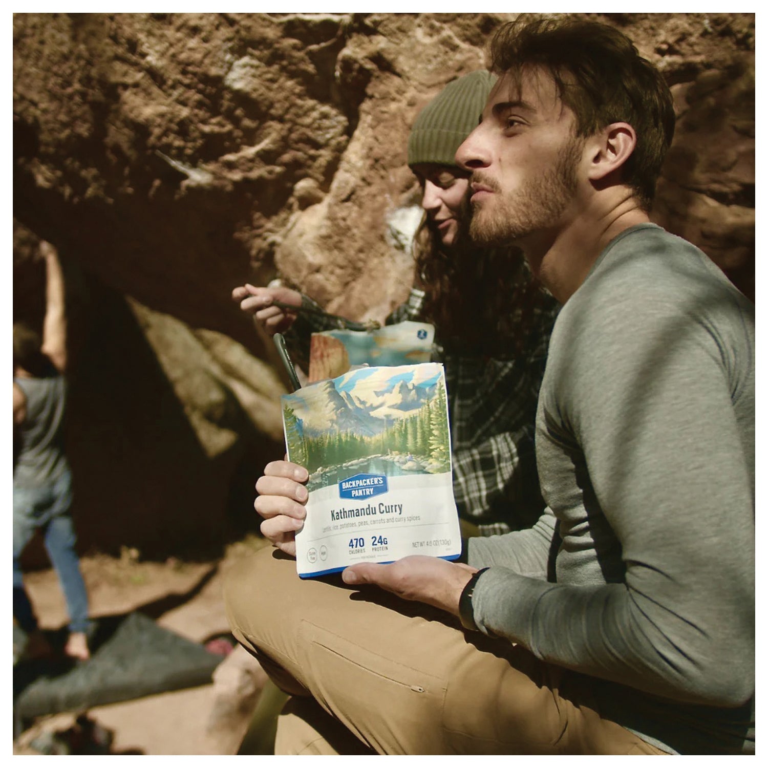 Backpackers Pantry Kathmandu Curry Vegan Meal - Lightweight Freeze-Dried Backpacking Food for Hiking & Camping - 2-Person Serving