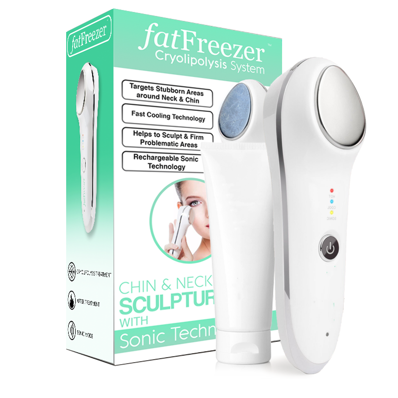 Fat Freezer for Chin and Neck - Double Chin Reducer & Neck Slimming Device for Face Contouring - Perfect for Home Use, Gym, and Post-Workout Recovery
