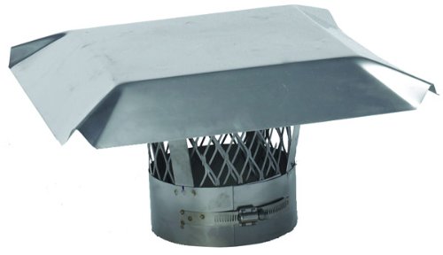 12in Fireside Chimney Rain Cap - Weatherproof Chimney Cover for Outdoor Fireplace & Wood Stove - Prevents Water Damage & Debris Entry