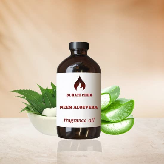Premium Neem & Aloe Vera Essential Oil (30ml) - 100% Natural Aromatherapy Oil for Candles, Soaps, Diffusers - Soothing Skin & Relaxing Scent - Perfect for Spa, Massage & Home Fragrance
