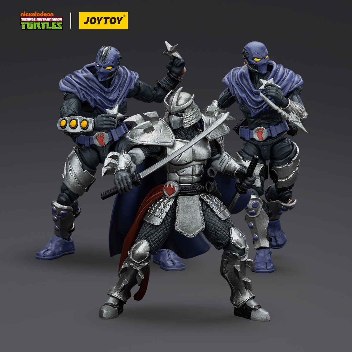 1/18 JOYTOY TMNT Shredder Foot Clan Action Figure - Collectible Ninja Turtle Villain Toy for Display & Play - Perfect for TMNT Fans, Collectors & Gift Giving