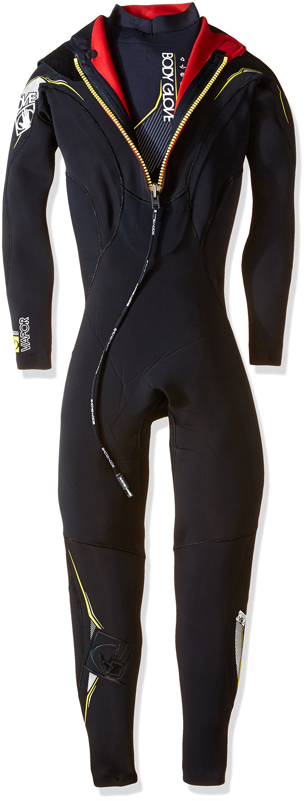 Body Glove Men's 3/2mm Vapor Slant Zip Full Wetsuit for Cold Water - X-Small | Scuba Diving, Surfing & Water Sports | Thermal Protection for Ocean Adventures