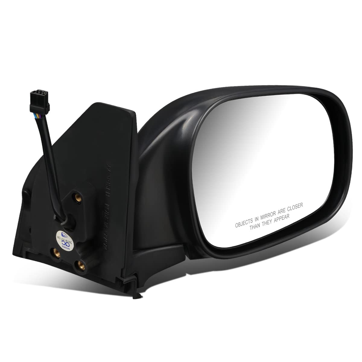 DNA Motoring OEM-MR-SZ1321117 Right Side Power Heated Folding Mirror Replacement for 2003-2005 Suzuki Grand Vitara & 2002-2006 XL-7 - Perfect for Winter Driving & Enhanced Safety