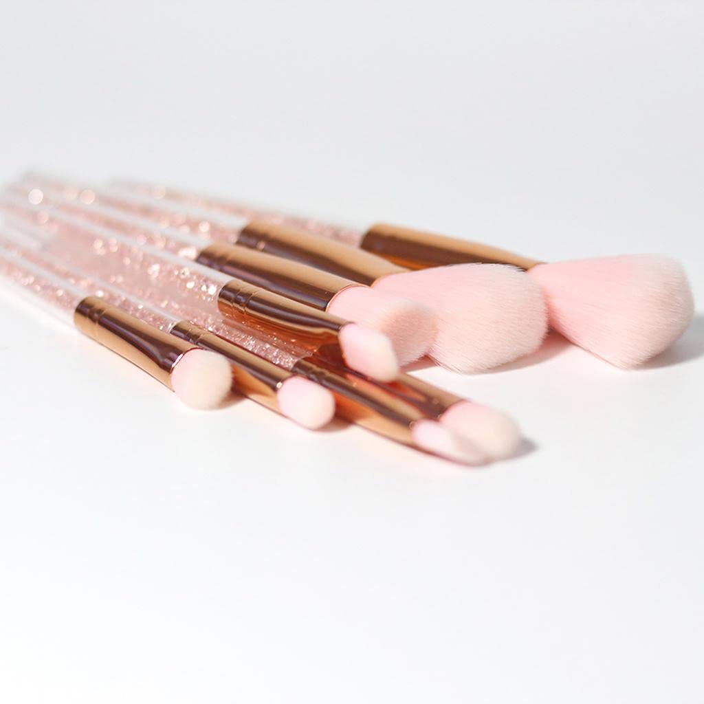 Losa 8-Piece Professional Makeup Brush Set for Eyeshadow, Eyeliner & Eyebrow - Perfect for Contouring, Blending & Daily Makeup Application