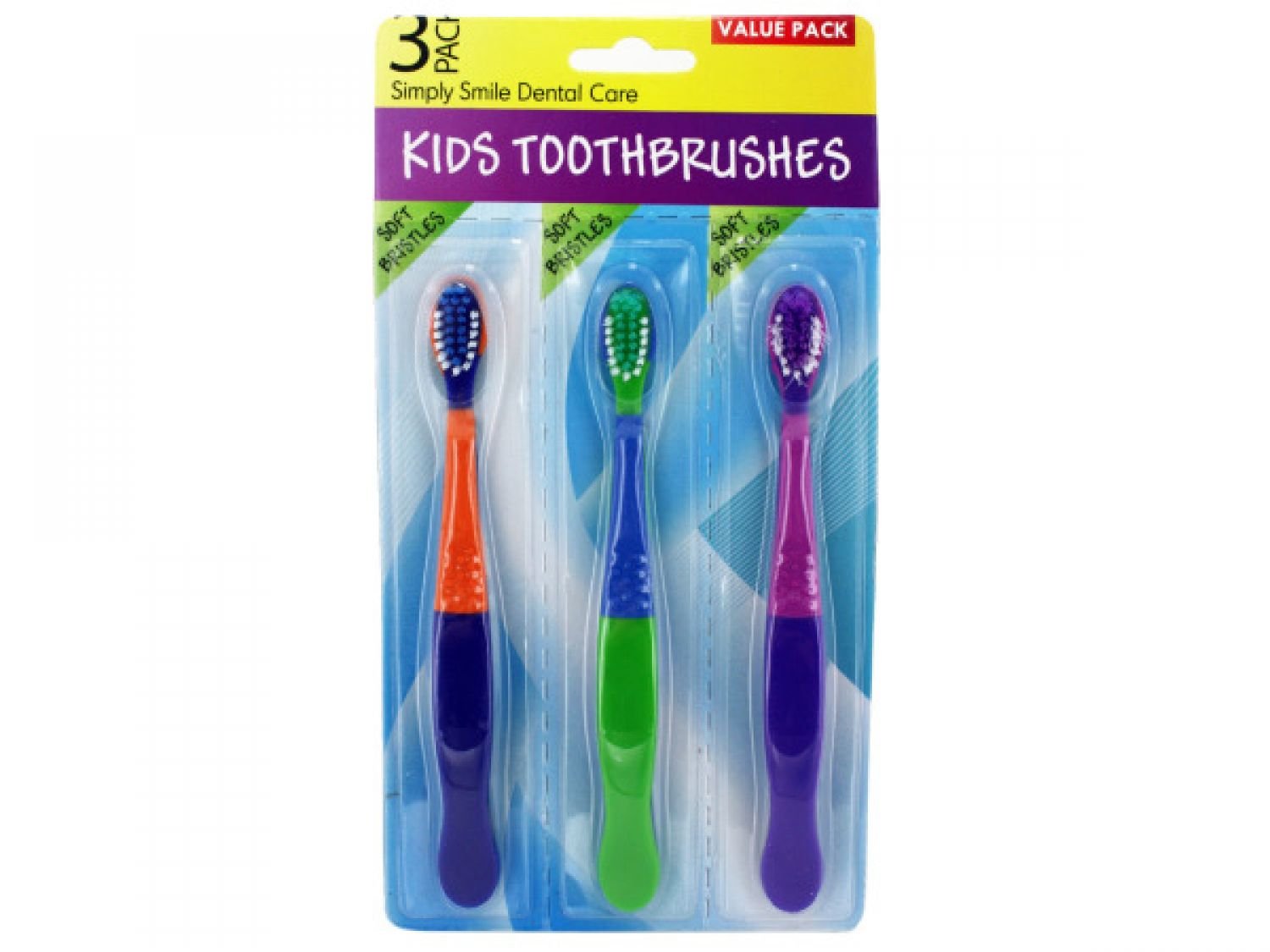 StarSun Depot Kids Colorful Toothbrush Set - 24 Pack Soft Bristles, Fun Designs for Boys & Girls | Dental Care, Oral Hygiene | Perfect for Home, School & Travel